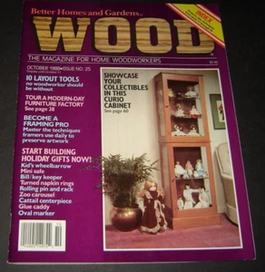 Better Homes & Garden Wood Magazine : October 1988 : Issue # 25 - Picture 1 of 1