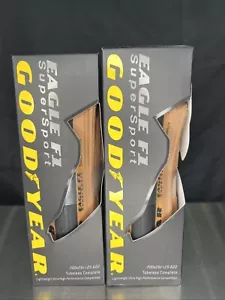 Good Year 700x25 Eagle F1 Supersport Tubeless Road Tan Wall Pair Two Tires - Picture 1 of 5