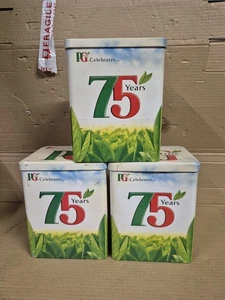 PG Tips - 75th Year Anniversary Tea Caddy Tin X3 - Picture 1 of 9
