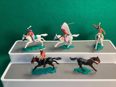 Figuras indias montadas Timpo Wild West Foto 1 de 4