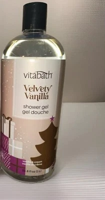 VitaBath Vellutato Vaniglia Body Wash Bottiglie 1/33,8 Oz Edizione Limitata Due Set - Immagine 1 di 3
