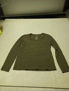 Sonoma Shirt Women's Small Green V-Neck Long Sleeve Top The Everyday Tee Adult S - Picture 1 of 5