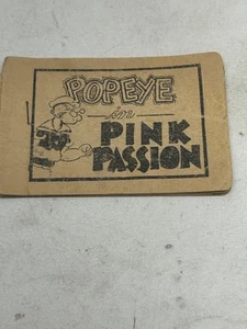 VINTAGE 1940'S POPEYE IN PINK PASSION 3"X 4-1/2" BOOKLET 8 PAGES - Picture 1 of 5