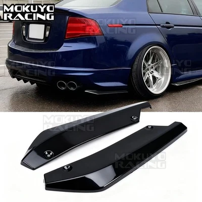 Glossy Black Car Accessories Rear Extensions Bumper  Spats Apron For Acura TL - Изображение 1 из 4