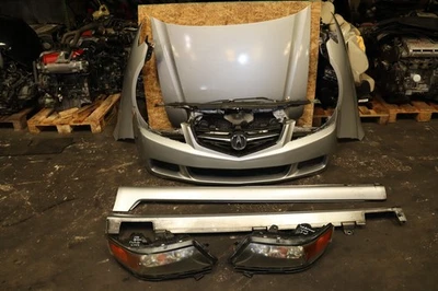 2004-2005 Acura TSX Sedan 2.4L 4cy Front End Nose cut bumper Conversion, Hood - Image 1 of 4