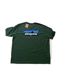 Patagonia P-6 Logo Sienna Responsebili-T-Shirt Men’s Size 3XL Green - Picture 1 of 3