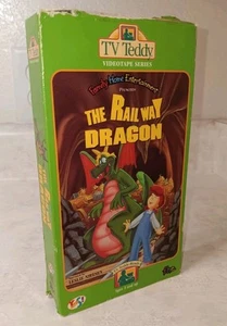 The Railway Dragon VHS - TV Teddy Ready Case Damaged 1993 *UNTESTED* - Picture 1 of 6