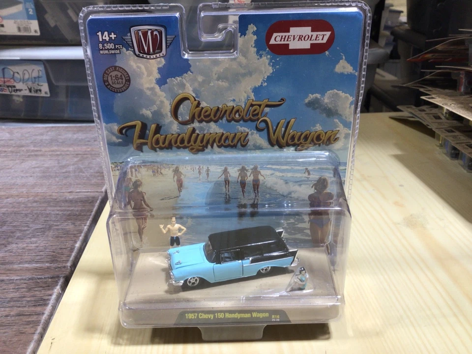 M2 MACHINES 1957 CHEVY 150 HANDYMAN WAGON R16 - Image 1 of 1