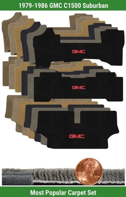 Набор ковриков Ultimat на заказ для 79-86 GMC C1500 Suburban с логотипом (3 штуки) #MZJ - Изображение 1 из 4