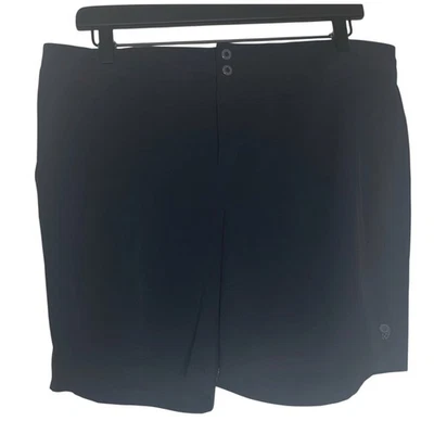 Mountain Hardwear Men's Black Flat Front Shorts Size Large - Image 1 of 4
