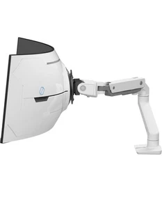 Brazo de montaje Ergotron HX VHD para monitor, pantalla curva - blanco 1000R - Imagen 1 de 9