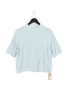 Converse Women's T-Shirt M Blue Graphic 100% Cotton Short Sleeve Crew Neck Basic - Picture 1 of 5