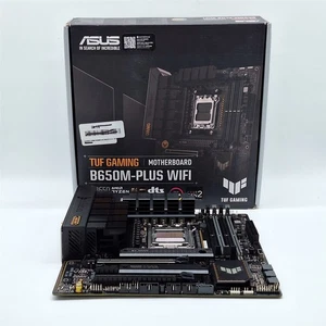ASUS TUF GAMING B650M-PLUS WIFI AM5 LGA 1718 mATX motherboard DDR5 -NOT WORKING- - Photo 1/8