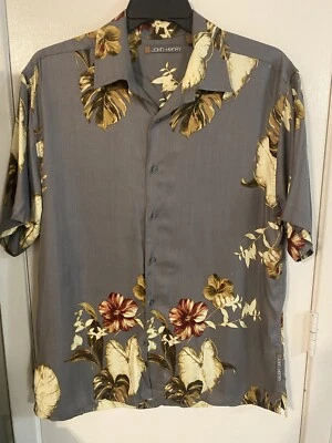 John Henry Hawaiian Button Down Shirt Large - Image 1 of 4