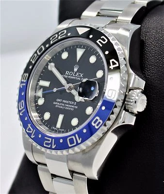 Rolex GMT-MASTER II 116710 BLNR BATMAN Black/Blue Ceramic Bezel Watch *MINT* - Image 1 of 4