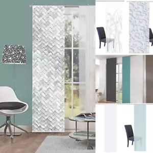 Flächenvorhang 60x245 cm Schiebevorhang Motiv Druck Vorhang Voile Schiebegardine - Bild 1 von 18