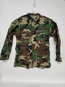Military Jacket Men's Size Medium Long Camouflage Air Force Button - Picture 1 of 4