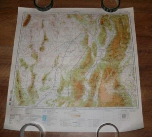 Authentic Cold War Soviet TOP SECRET Military Map Richfield UTAH USA - Picture 1 of 1