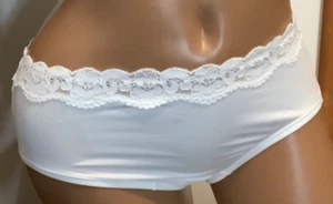 Vintage Olga Dead Stock Sexy Panties White Lace 1 Pair Size 6M - Picture 1 of 2