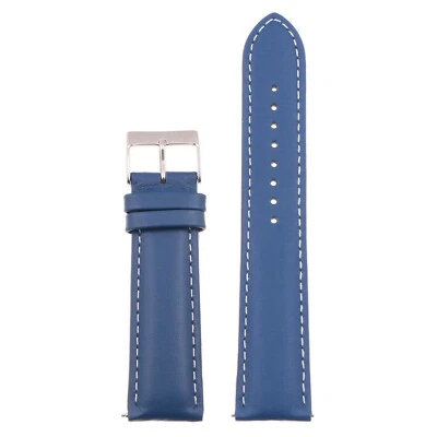 StrapsCo Classic Mens Leather Watch Band - Quick Release Men's Strap - Image 1 of 4