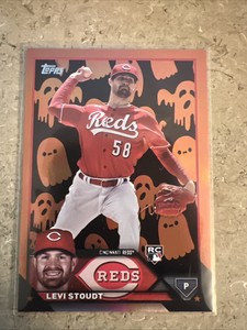 Levi Stoudt 2023 Topps Update Series US149 RC Orange Ghost Ultra Rare