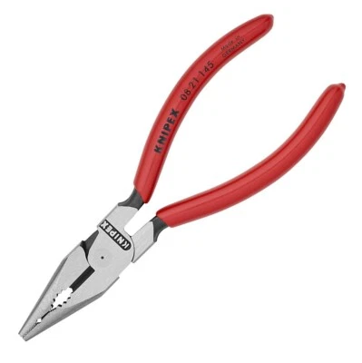 Knipex Needle Nose Combination Pliers Side Cutter 5-3/4" 0821145 - Image 1 of 3