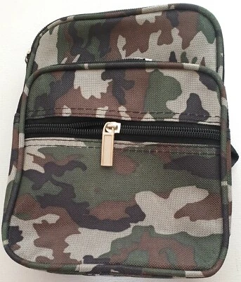 MOLLY AND ROSE NEU Camouflage Print kleiner Rucksack Back Pack Tasche Accessoire Militär Armee Jungen