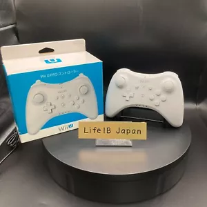 Nintendo Wii U Pro Controller WUP-A-RSKA White Shiro Authentic Wireless Gamepad - Picture 1 of 23