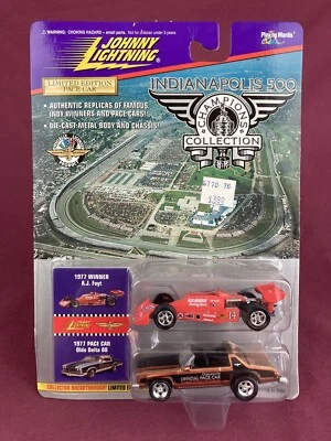 Johnny Lightning Indy 500 победитель 1977 AJ Foyt с Delta 88 меди Ltd издание новый в коробке - Изображение 1 из 4