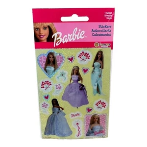 Sealed vintage 2000 SandyLion Barbie Doll stickers Barbie in multiple gowns - Picture 1 of 2