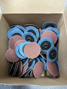 United Abrasives 50219 3AX SAIT-LOK Disco 1-1/2" 80X Paquete de 100 - Imagen 1 de 2