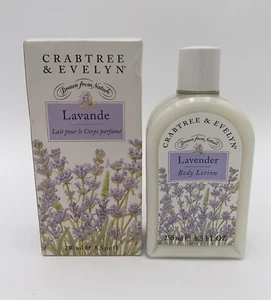 Crabtree & Evelyn Lavender Body Lotion 1995 Vintage 8.5 Oz 250ml New In Box - Picture 1 of 2