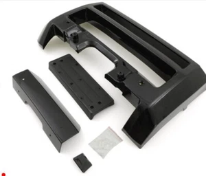 A Leiste für Land Rover Defender Bull Bar Glanz Schwarz Kunststoff Zierleiste L663 2020+ - Bild 1 von 10