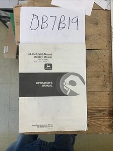 OPERATIONS MANUAL - JOHN DEERE -46- Inch Mid - Mount Rotary Mower 318,317 - Picture 1 of 12