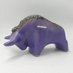 Otto Keramik West Germany Fat Lava Keramik Pottery Ceramic Bull STUNNING - Picture 1 of 7