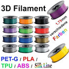 3D Drucker Filament 1kg Rolle PLA, PLA+ TPU SILk ABS PETG 1,75mm Printer Spule