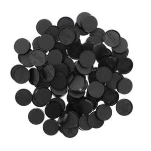 25mm/32mm/40mm/50mm Black Unpainted Round Bases for Miniature Models UK SELLER - Picture 1 of 8