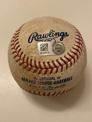 MLB Authenticated - Joey Votto DOUBLE To Jason Heyward Off YU DARVISH - Image 1 of 4