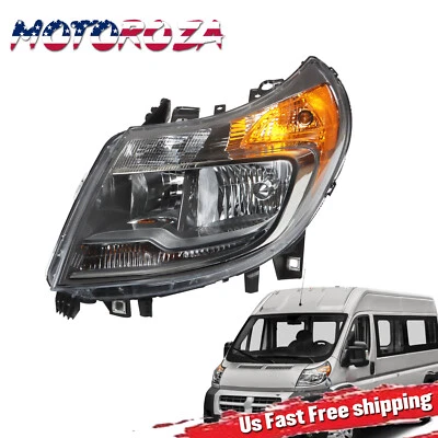 Halogen Headlight Left Side W/DRL For 2014-2022 RAM ProMaster 1500 2500 3500 - Image 1 of 4