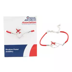 RAF Red Arrows Silber Herz Armband - Bild 1 von 1