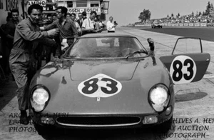 Ferrari 250 GTO 24 hours of Le Mans racing car photo photograph paddock - Picture 1 of 1