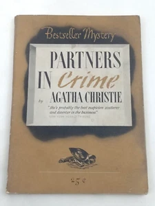 Partners in Crime Agatha Christie Bestseller Mystery B25 Paperback 1929 Reprint - Foto 1 di 11