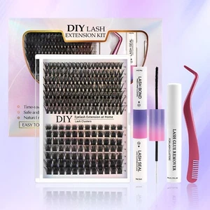 HighQuality Individual lash Cluster Lashes,lash extension DIY Lash Extension kit - Picture 1 of 15
