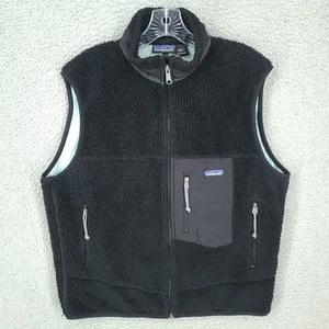 Vintage Patagonia Retro X Deep Pile Sherpa Vest Full Zip Made In USA Mens Large - Picture 1 of 14