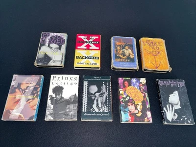 rare Prince 9 tape LOT Letitgo Sign O Times 7 Insatiable Get Off Cream Diamonds - Image 1 of 4