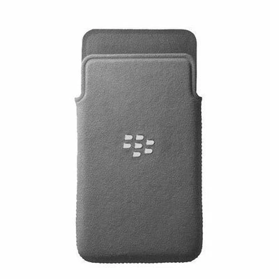 BlackBerry Microfibre Smartphone Pocket for BlackBerry Z10 - Grey — 第 1/3 张图片