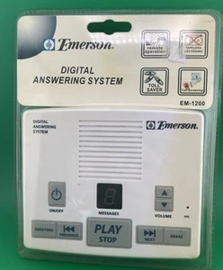 Répondeur numérique vintage EMERSON EM-1200 enregistreur sans bande activé par la voix - Photo 1/4