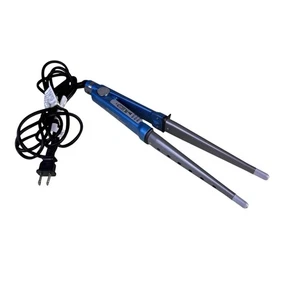 Babyliss Pro Nano Titanium Flat Iron Tapered Straightener Blue babnt125stb - Picture 1 of 6