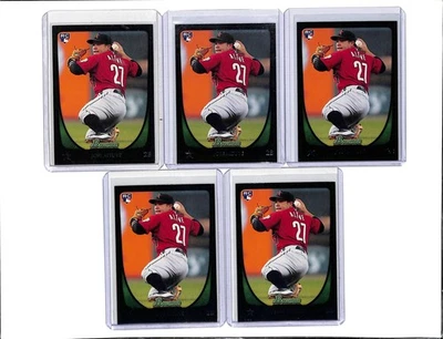 (5) 批量 2011 年 Bowman Jose Altuve 新秀卡 RC #11 休斯顿太空人队 — 第 1/2 张图片