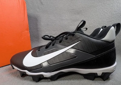 Botines de fútbol con cordones Nike Alpha Menace Shark para hombre talla 12 negros blancos Foto 1 de 4